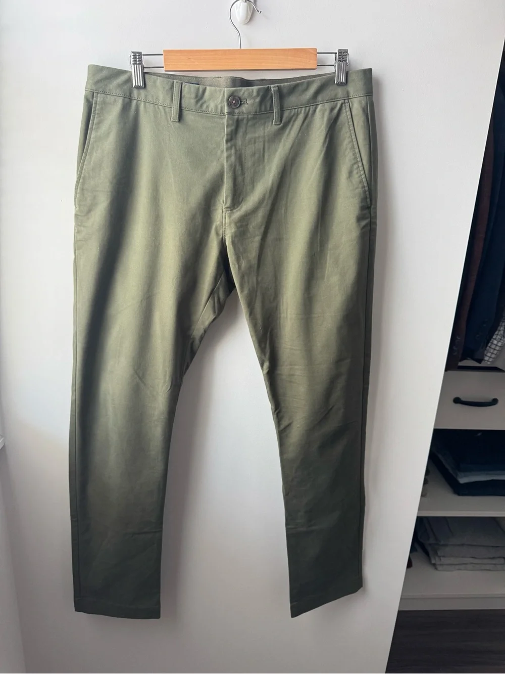 J. Crew Slim Olive Chino Pants